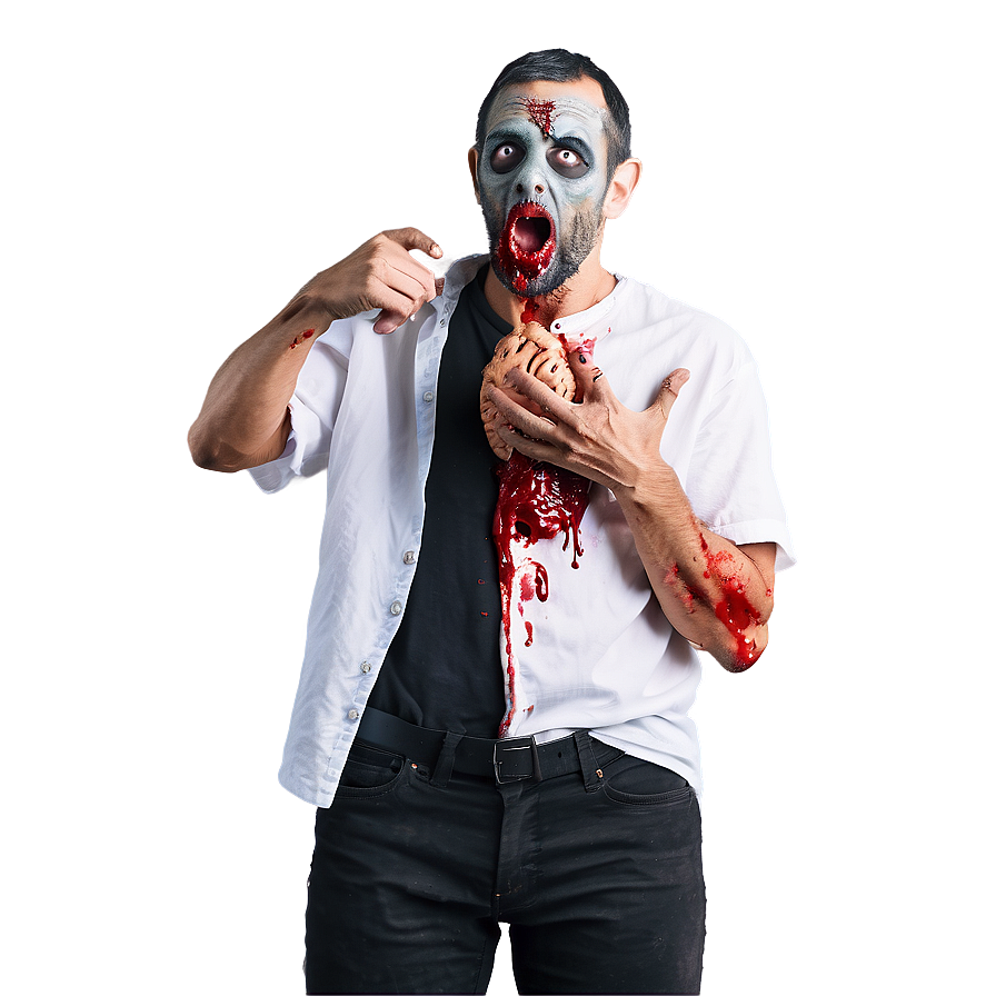 Zombie Eating Brain Png Ksv