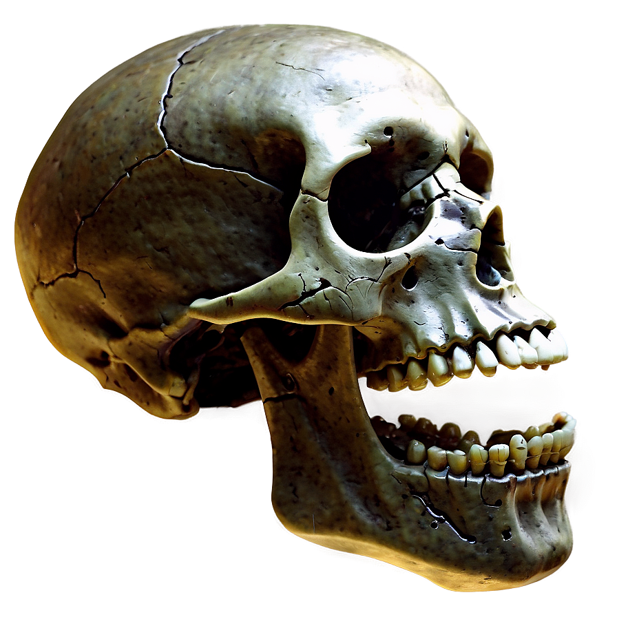 Zombie Skull And Bones Png Whu