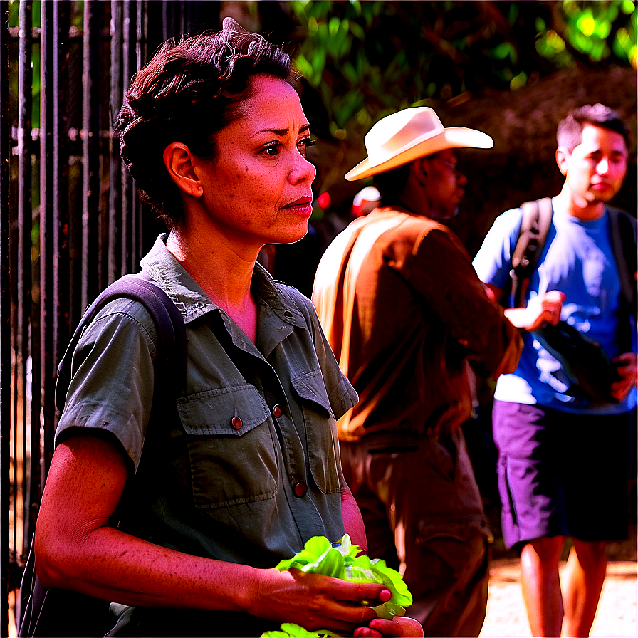 Zoo Visitors On A Busy Day Png 05242024