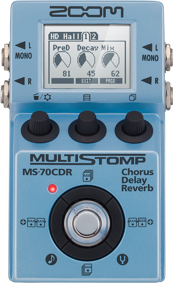 Zoom M S70 C D R Multi Stomp Pedal