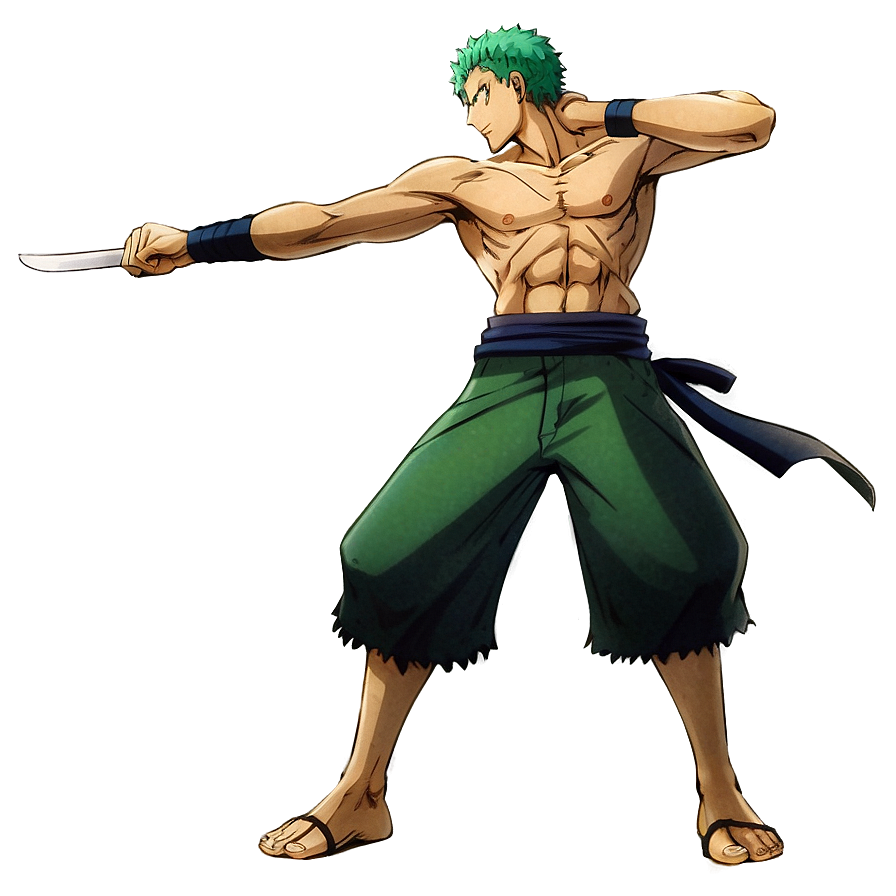 Zoro Anime Pose Png 58