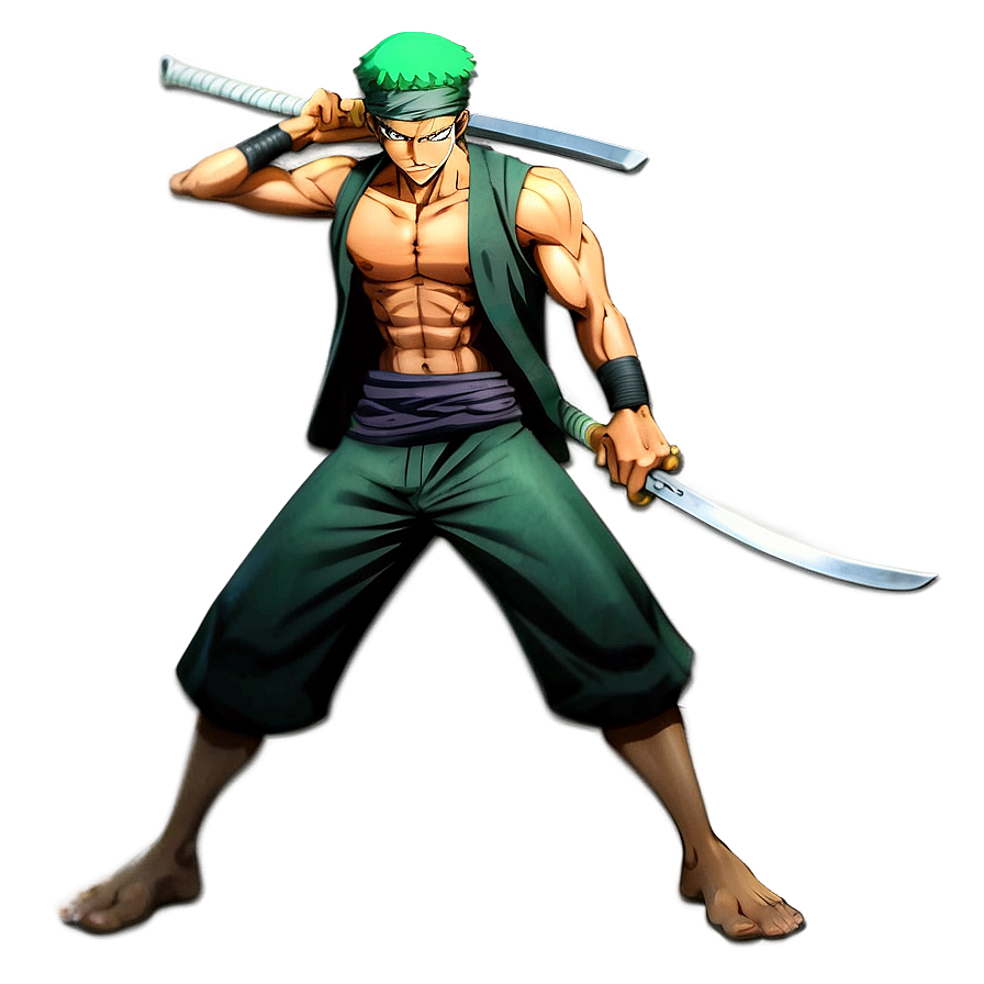 Zoro Anime Pose Png Aey22