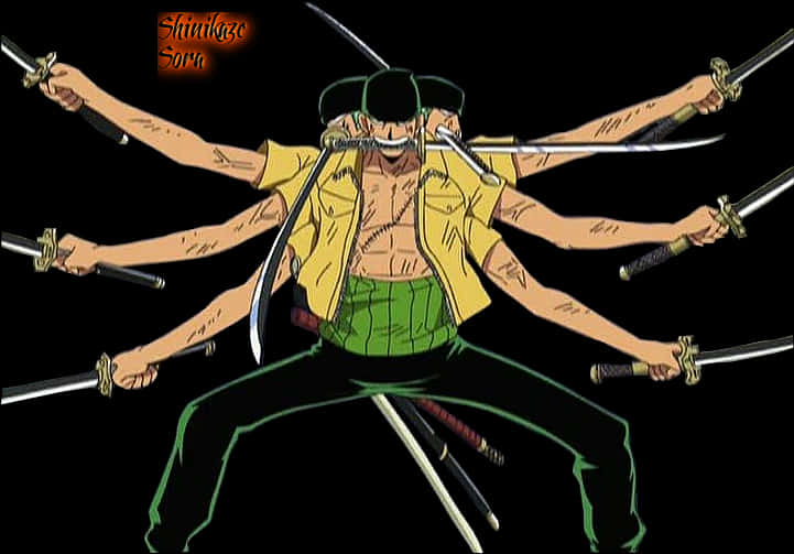 Zoro Multi Arm Sword Technique