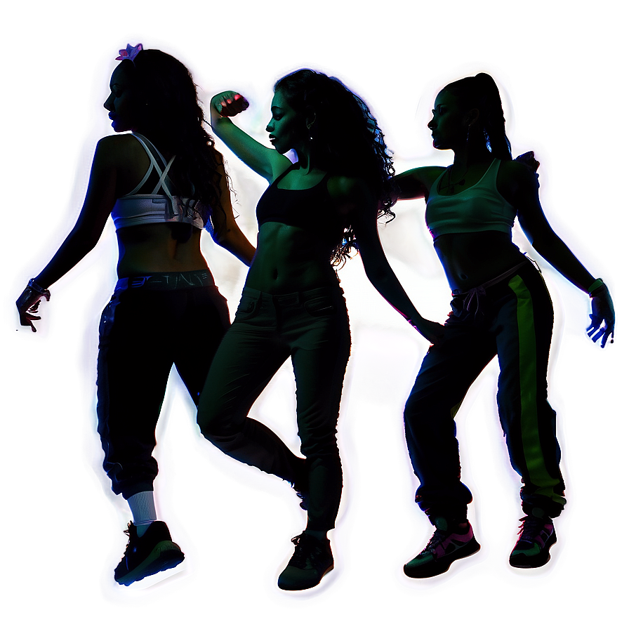 Zumba Dance Silhouette Png 34