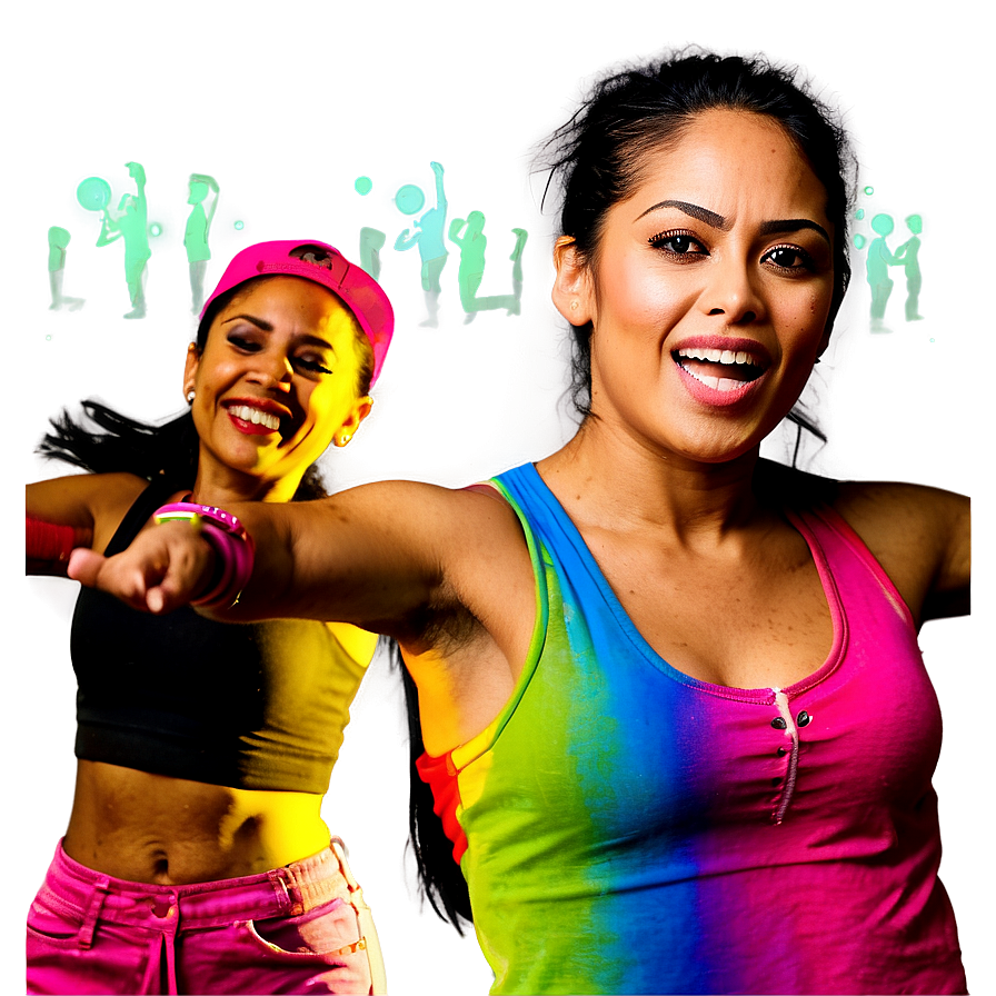 Zumba Exercise Fun Png 06242024