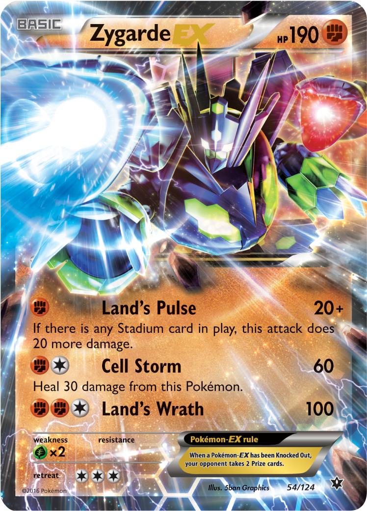 Zygarde_ E X_ Pokemon_ Card