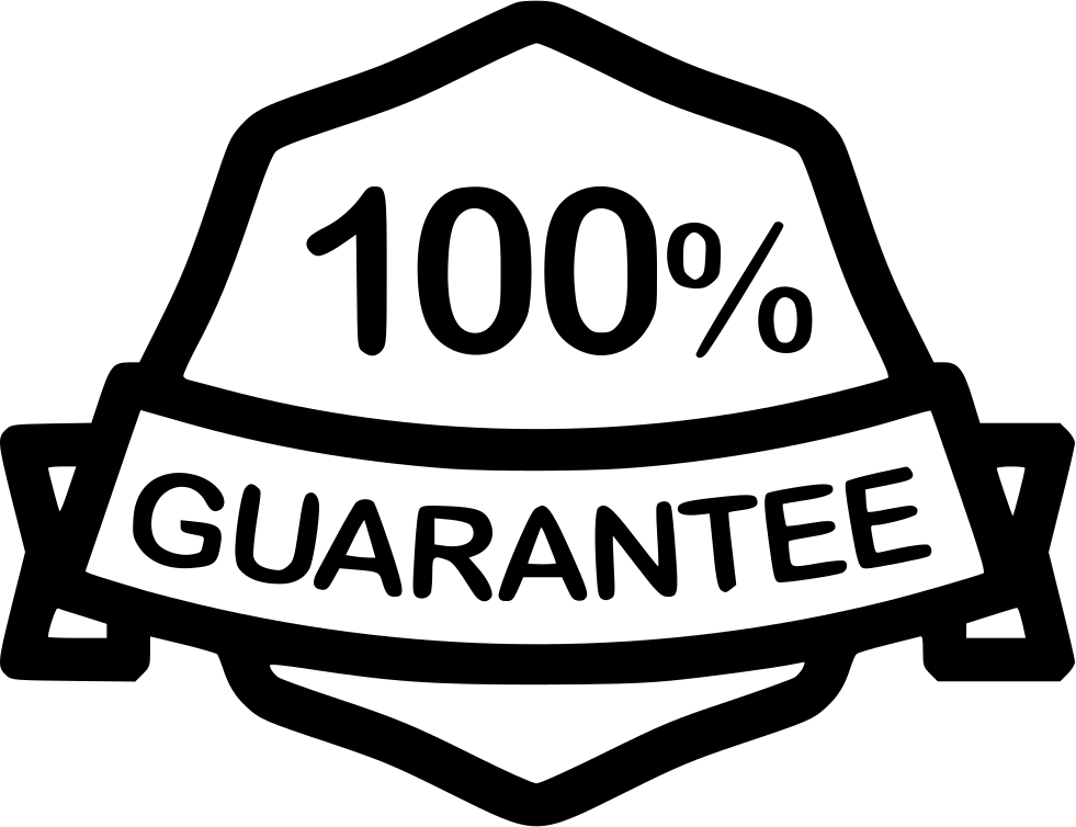 100 Percent Guarantee Badge PNG Image