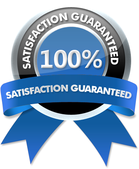 100 Percent Satisfaction Guarantee Badge PNG Image