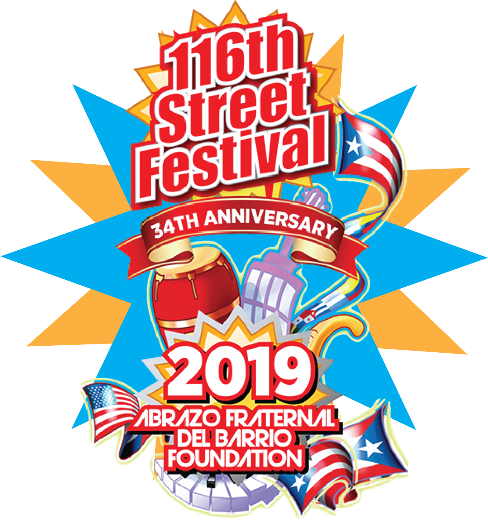 116th Street Festival2019 Logo PNG Image