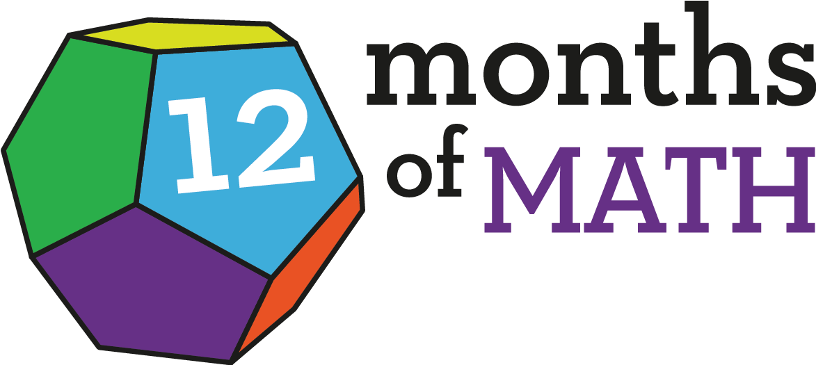 12 Monthsof Math Logo PNG Image