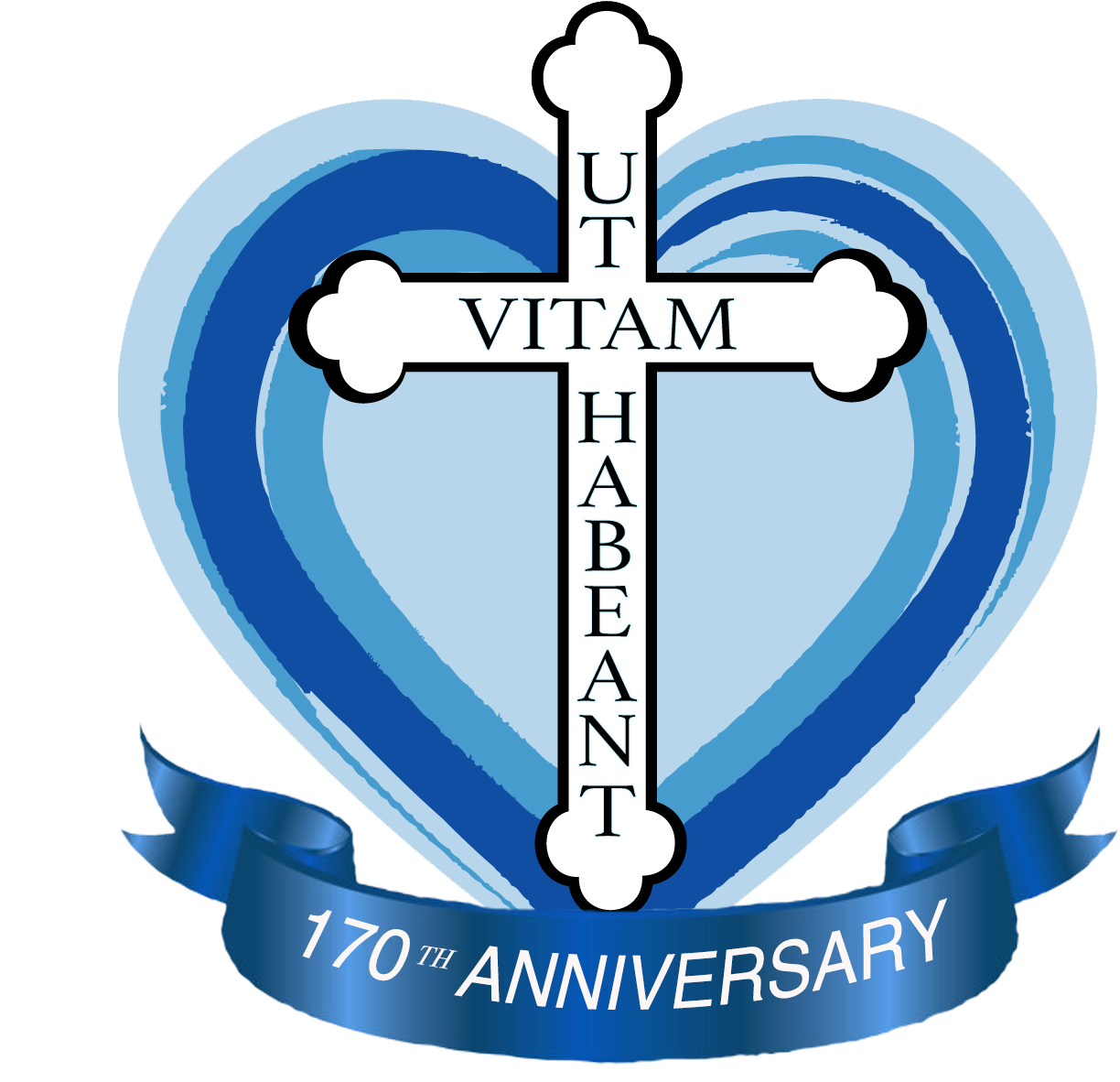 170th Anniversary Cross Emblem PNG Image