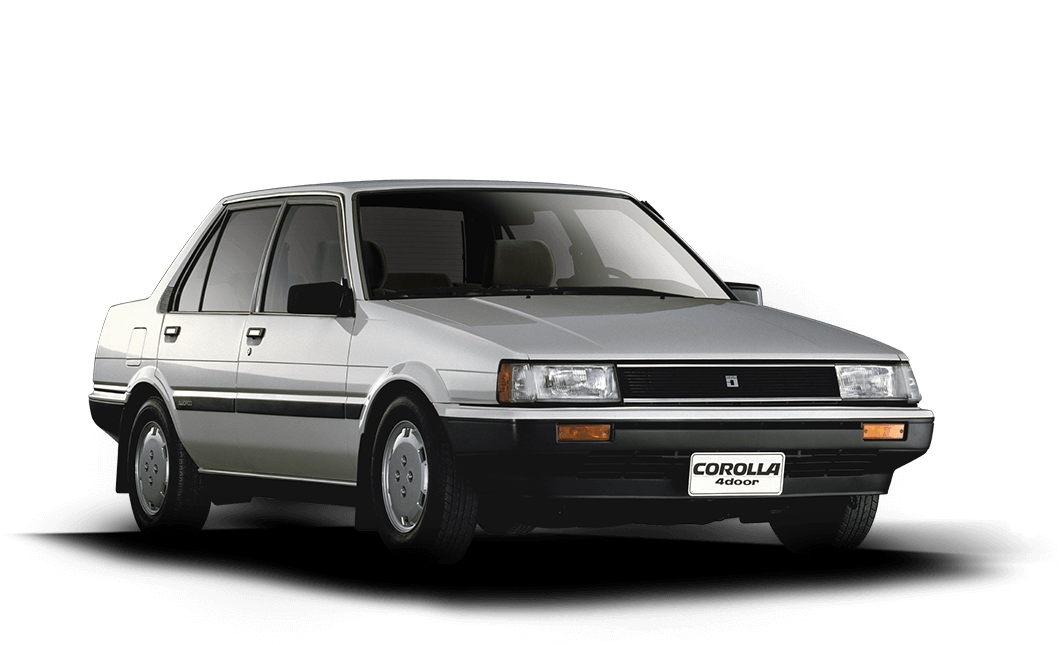 1983 Toyota Corolla Sedan PNG Image