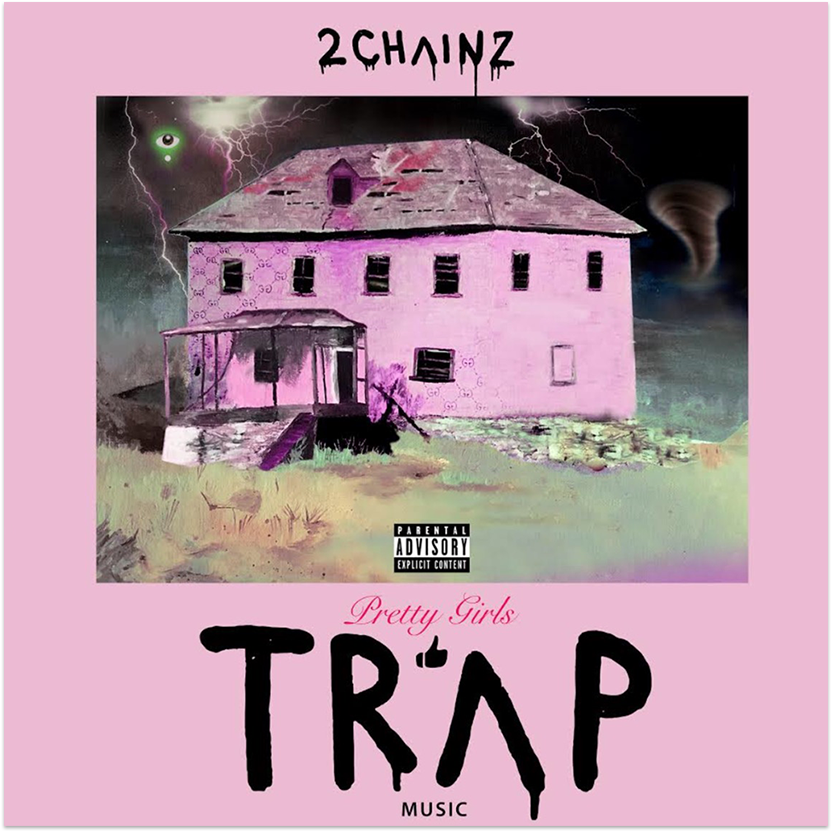 2 Chainz Pretty Girls Like Trap Music Album Cover PNG Image