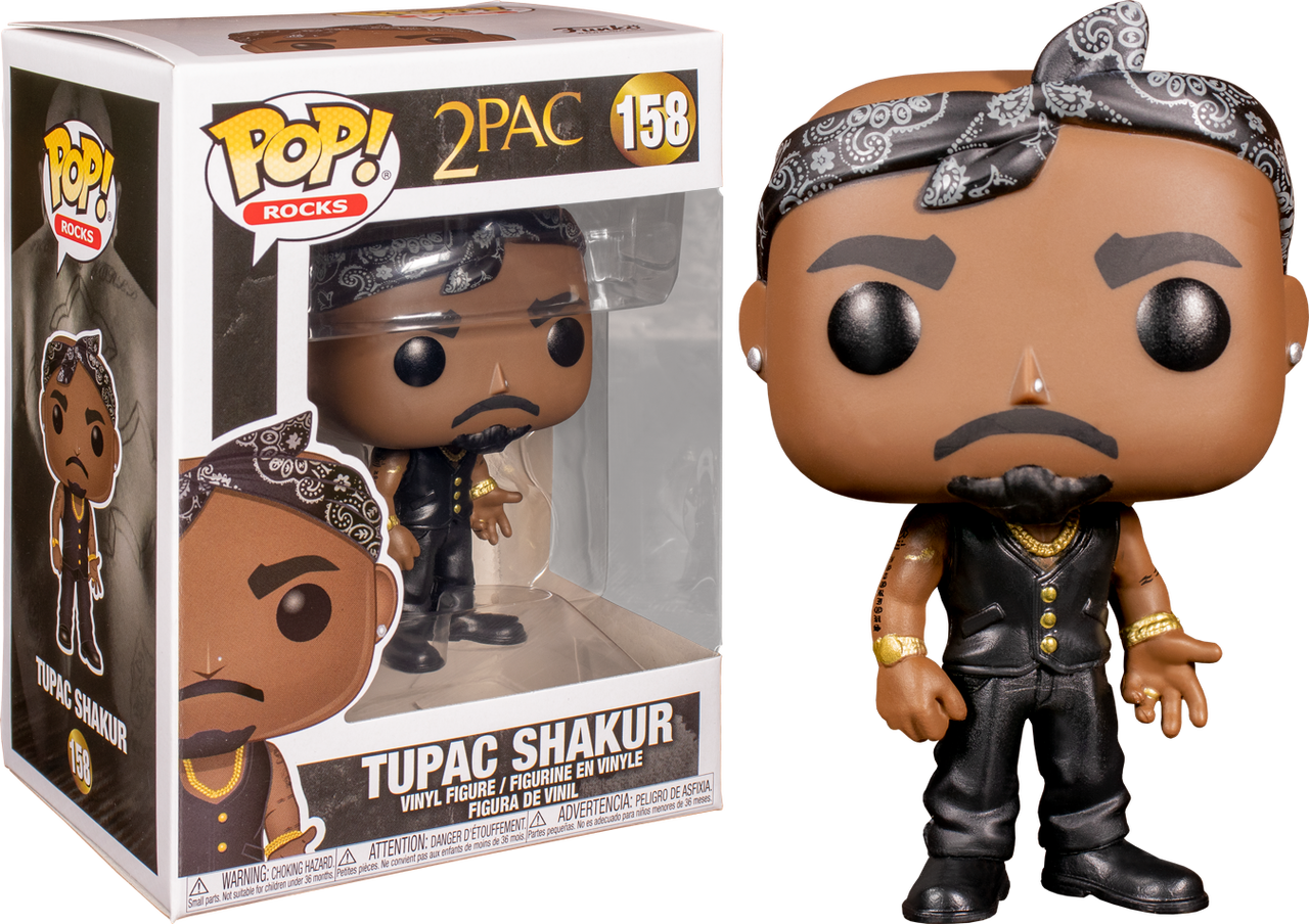 2 Pac Funko Pop Vinyl Figure PNG Image