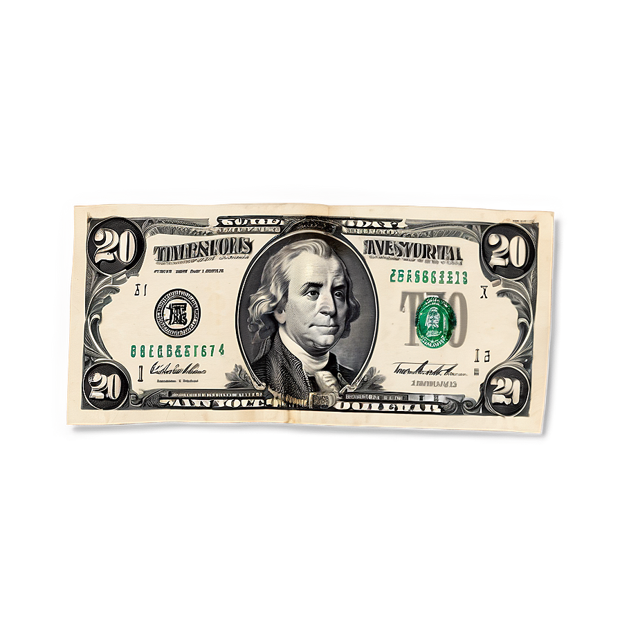 20 Dollar Bill Monetary Value Png 06132024 PNG Image