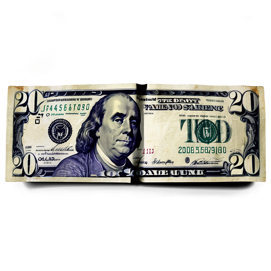 20 Dollar Paper Currency Png Lju PNG Image