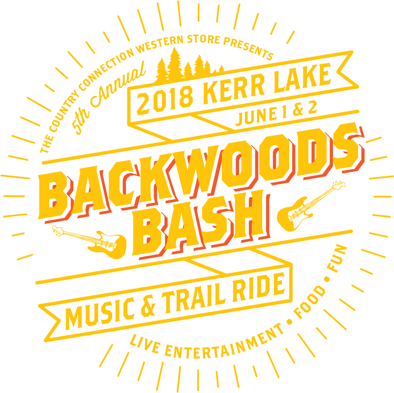 2018 Backwoods Bash Kerr Lake Event Poster PNG Image