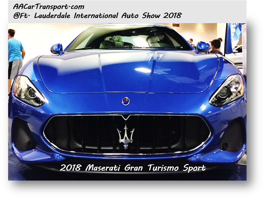 2018 Maserati Gran Turismo Sport Auto Show PNG Image