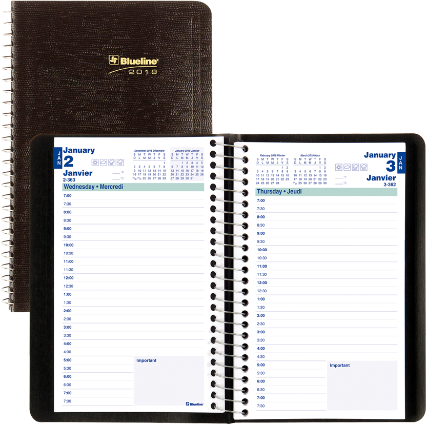 2019 Daily Planner Agenda PNG Image