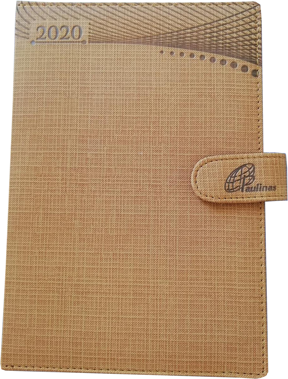 2020 Brown Fabric Agenda Cover PNG Image