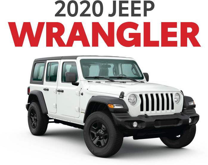 2020 Jeep Wrangler Unlimited White PNG Image