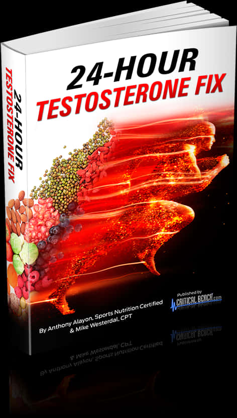 24 Hour Testosterone Fix Book Cover PNG Image