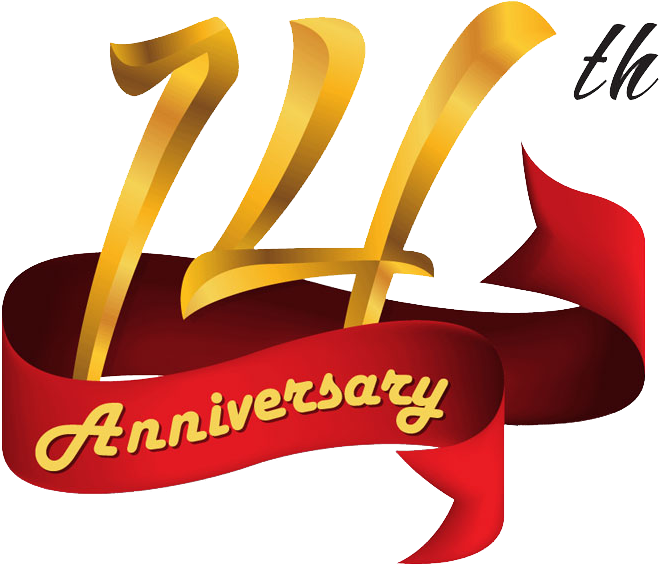 24th Anniversary Celebration Banner PNG Image