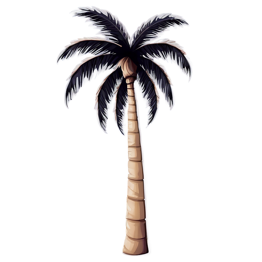 2d Palm Tree Emoji Png Nkk PNG Image