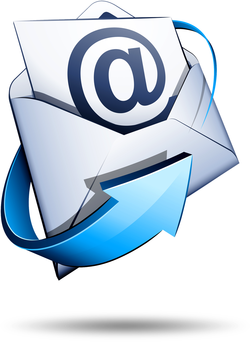 3 D Email Icon Graphic PNG Image