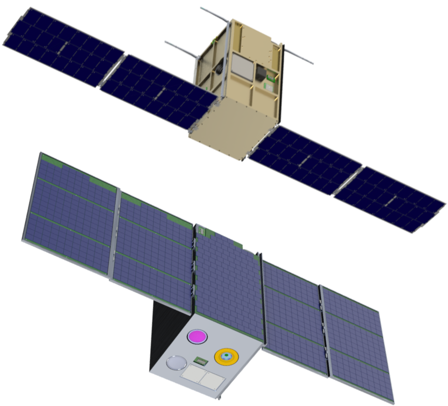 3 D Model Satellite Illustration PNG Image