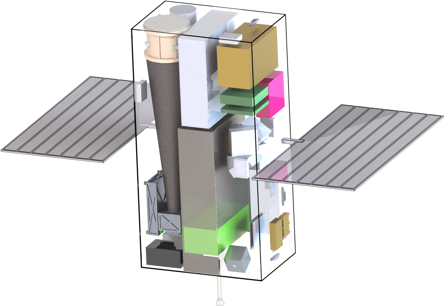 3 D Model Satellite Illustration PNG Image