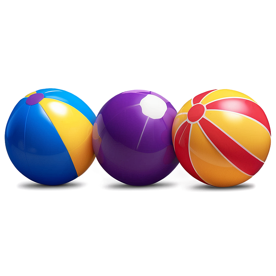 3d Beach Ball Png Bcs39 PNG Image