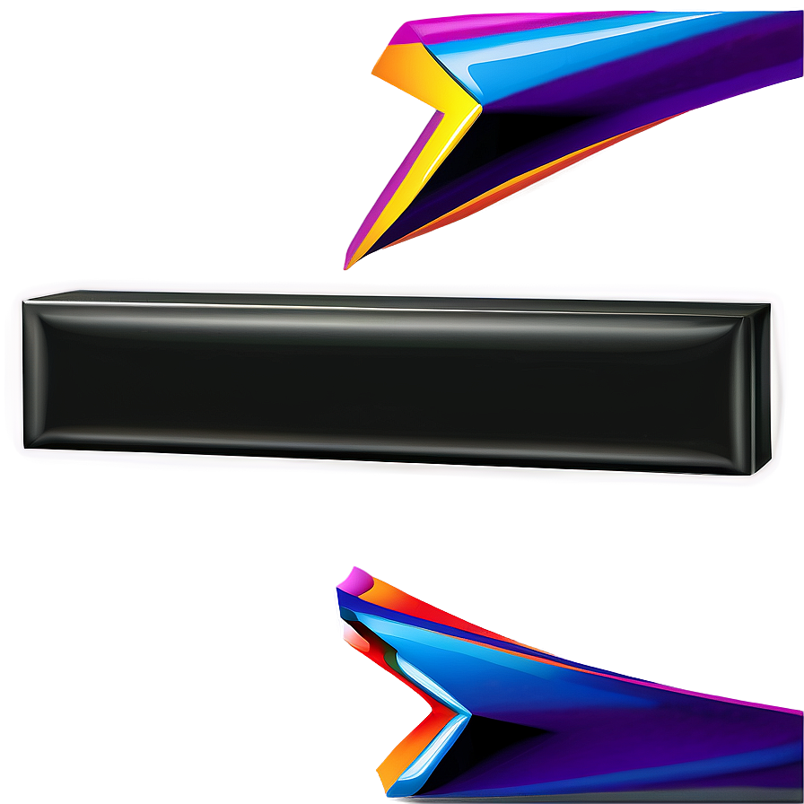 3d Black Rectangle Png 05252024 PNG Image