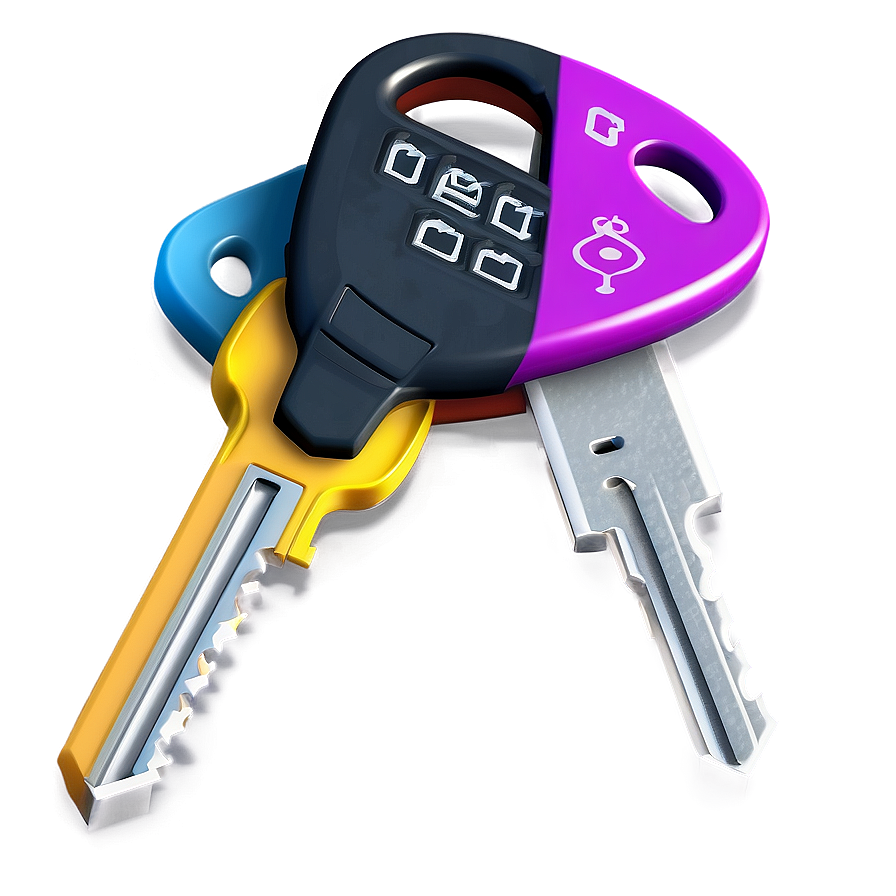 3d Car Keys Png 06122024 PNG Image