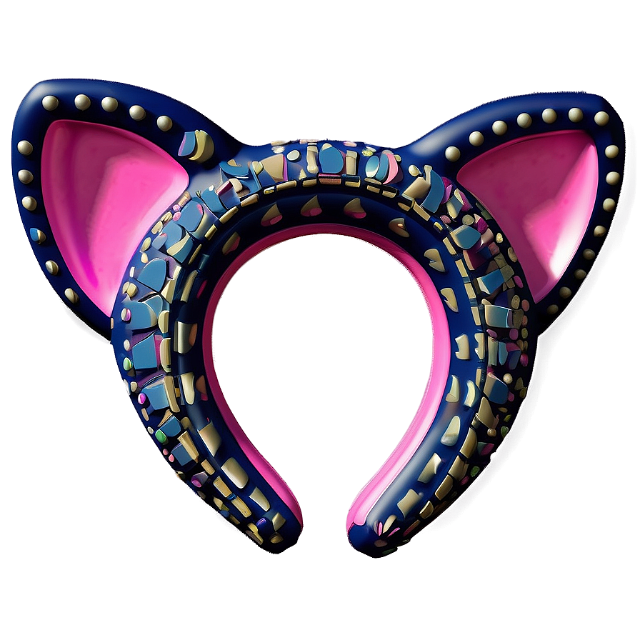 3d Cat Ears Model Png Cfd29 PNG Image