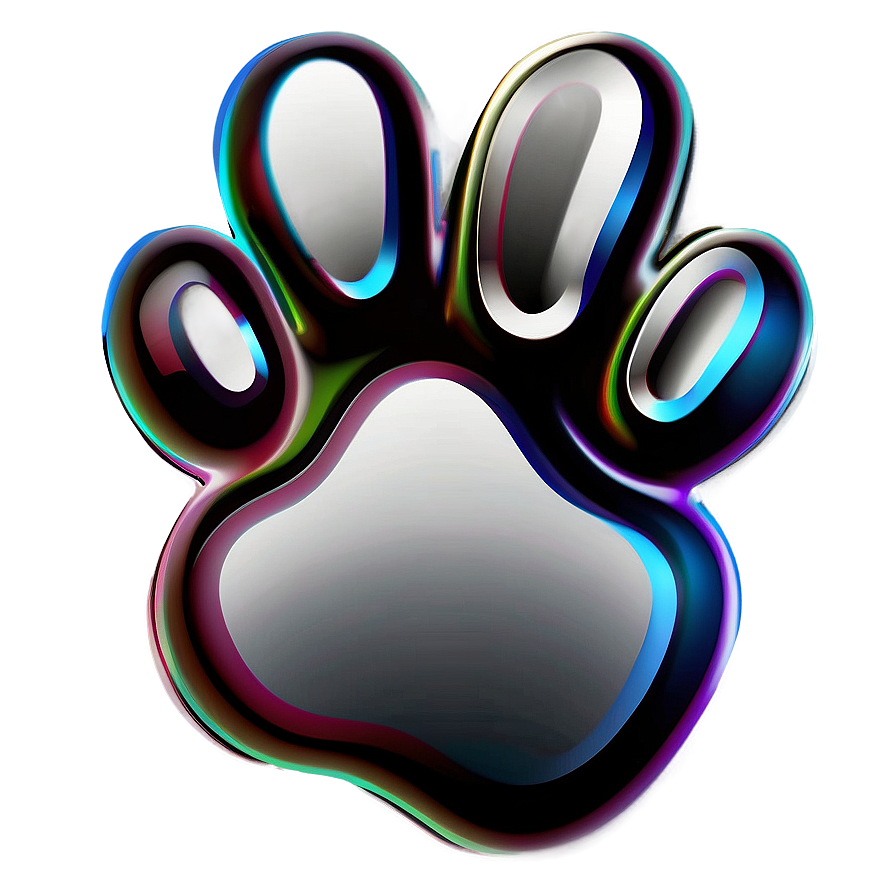 3d Cat Paw Print Png 06272024 PNG Image