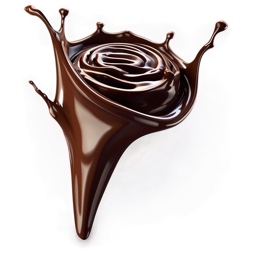 3d Chocolate Splash Png 06262024 PNG Image