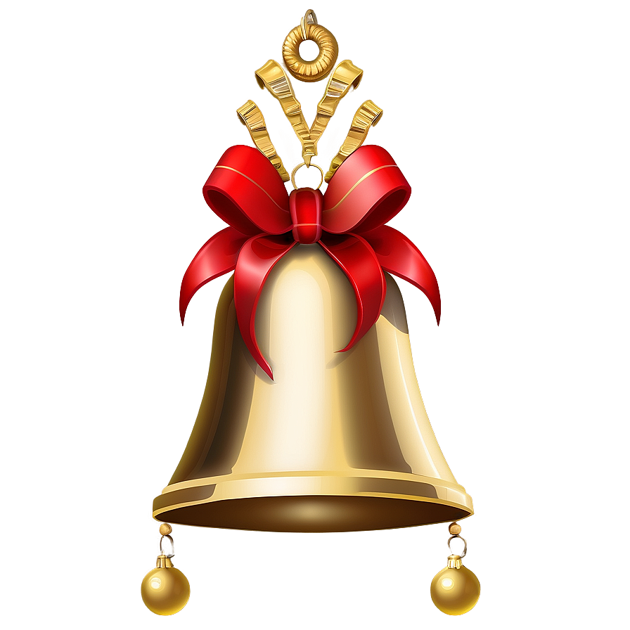 3d Christmas Bells Png 06122024 PNG Image