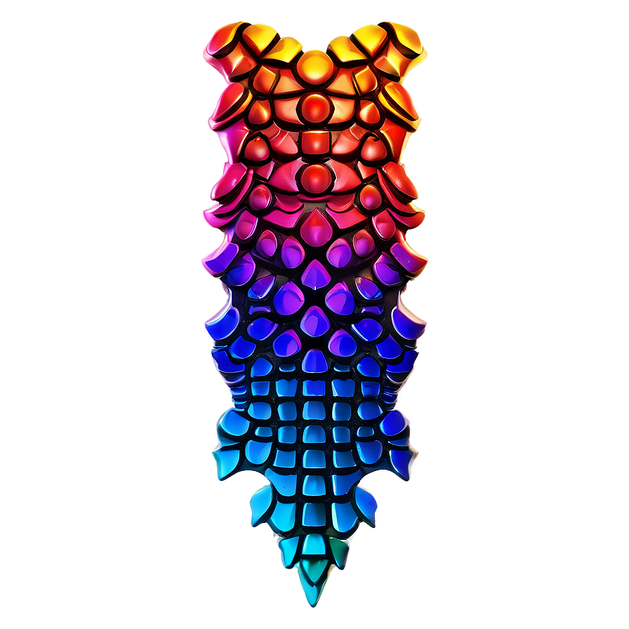 3d Dragon Scales Png Pcu PNG Image