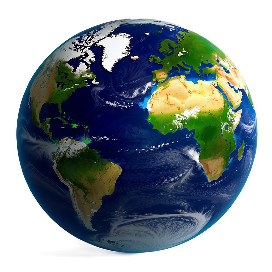 3d Earth In High Resolution Png Uxn PNG Image