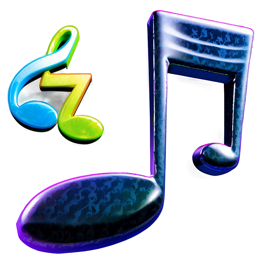 3d Eighth Note Image Png 06132024 PNG Image