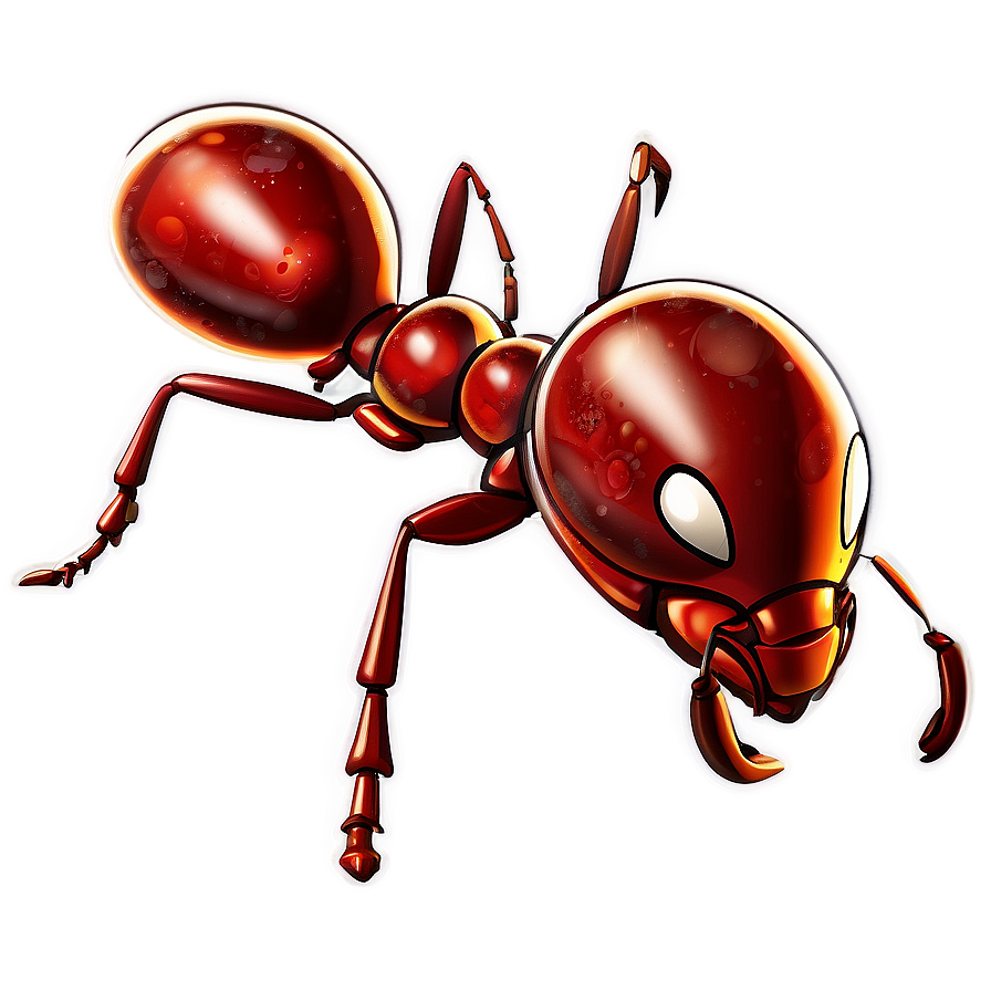 3d Fire Ant Graphic Png 06292024 PNG Image