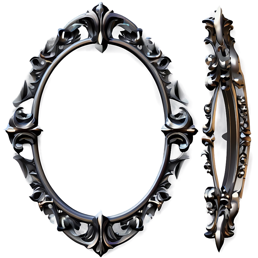 3d Gothic Frame Png 06262024 PNG Image