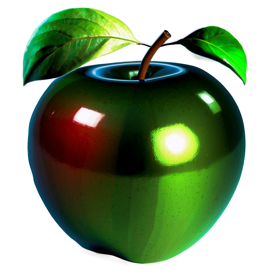 3d Green Apple Png Tua44 PNG Image