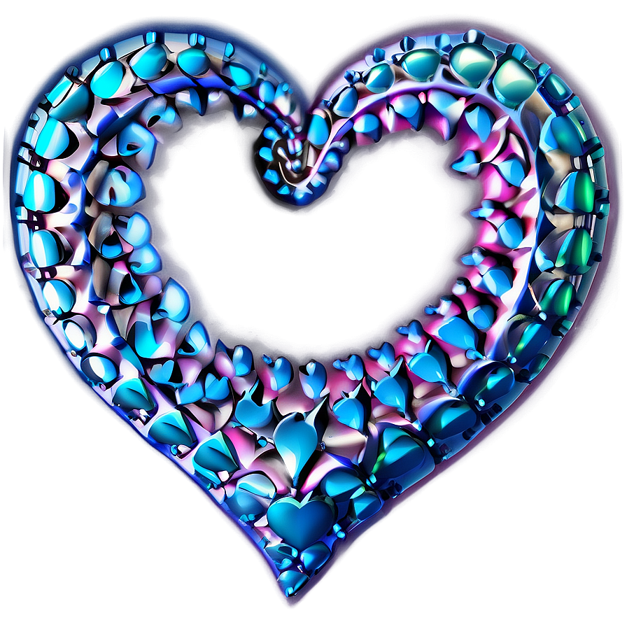 3d Heart Design Png 18 PNG Image