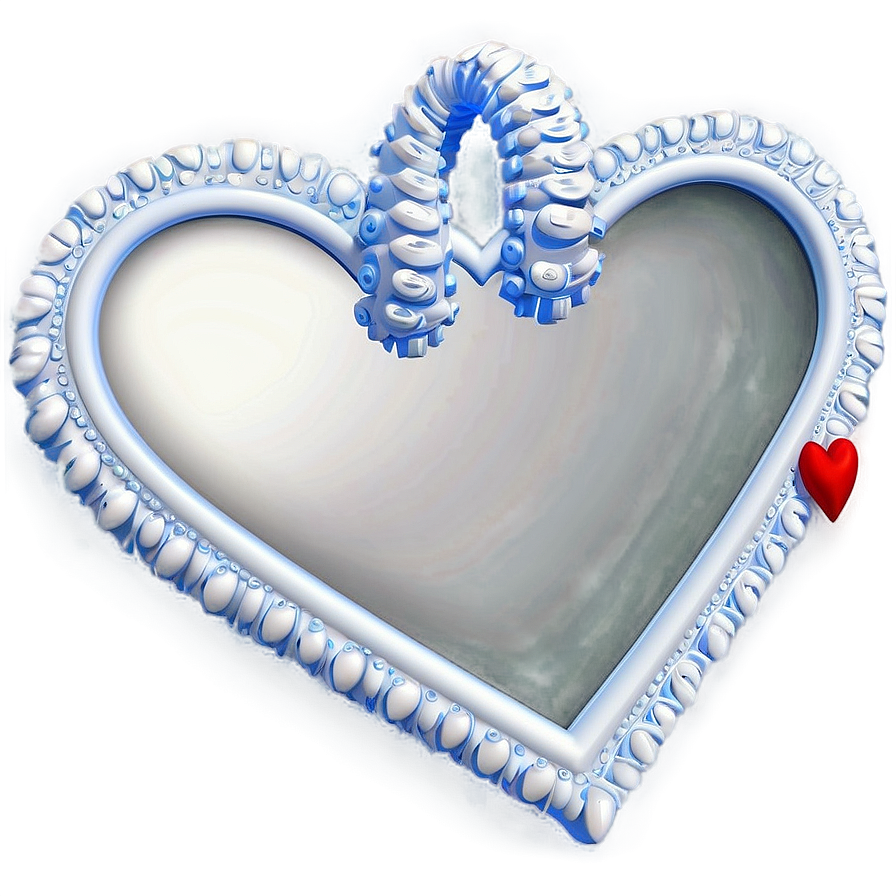 3d Heart Frame Png 05252024 PNG Image