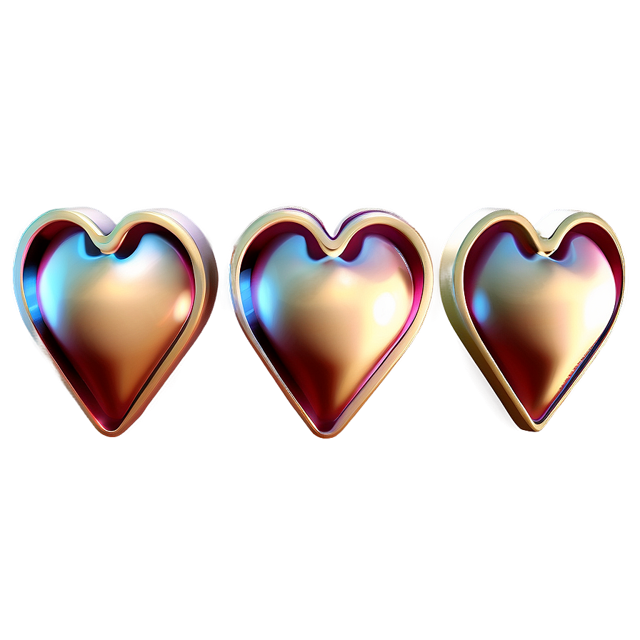 3d Heart Pattern Png 05252024 PNG Image