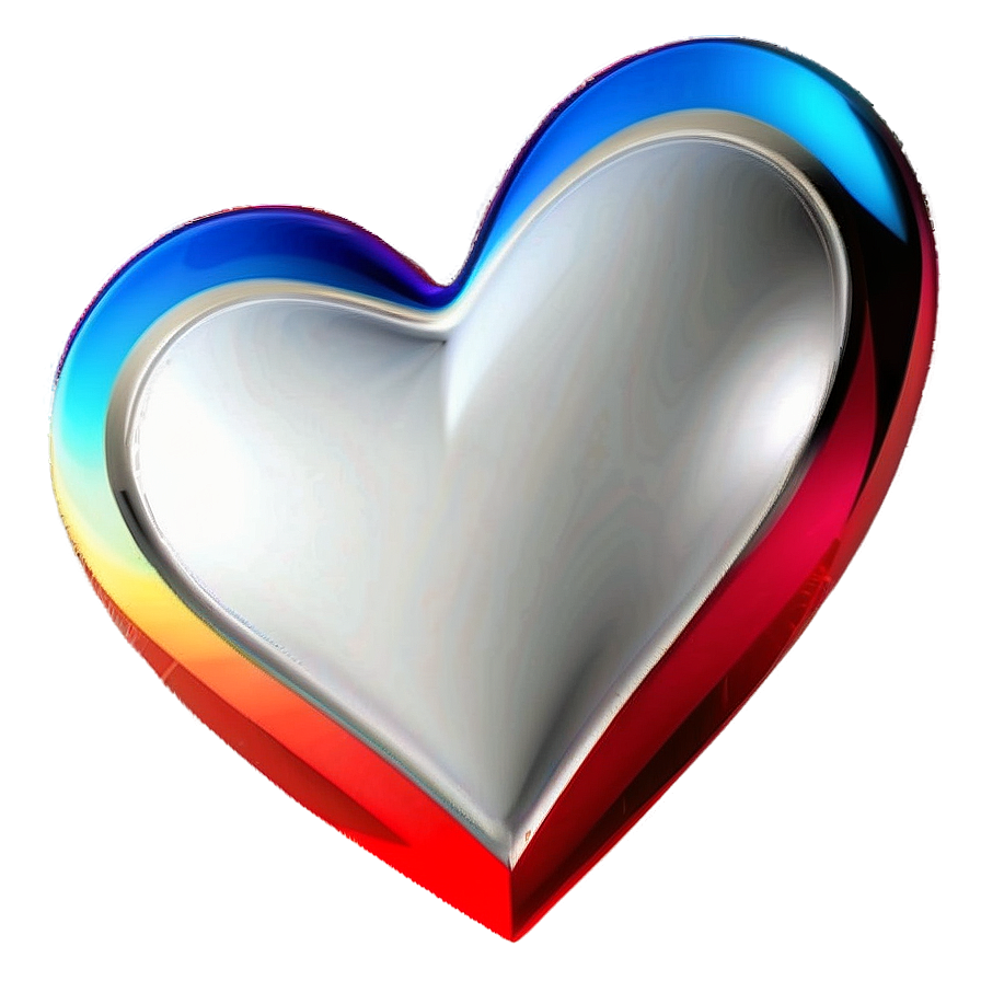 3d Heart Shape Png Bmq PNG Image