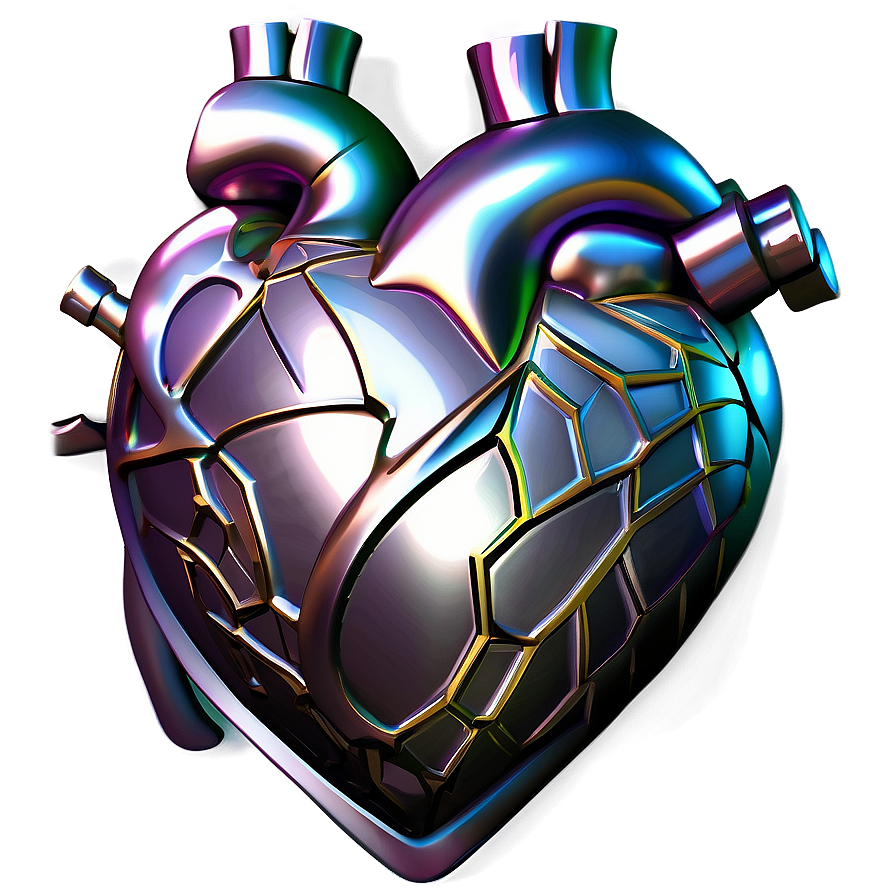 3d Heart Tattoo Design Png Iaq PNG Image