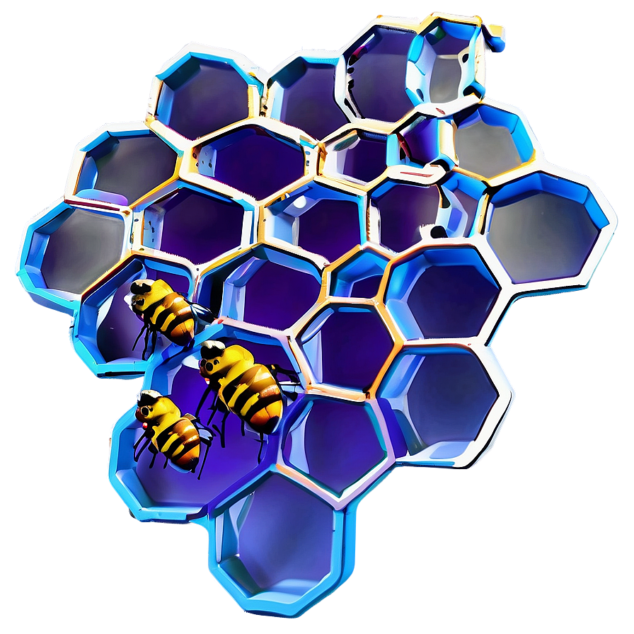 3d Honeycomb Model Png 15 PNG Image